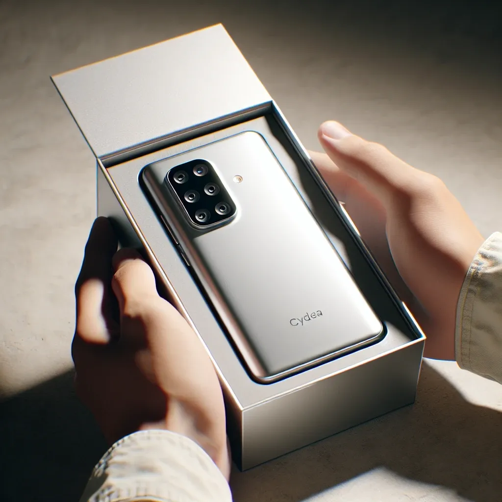 "Unboxing the Poco F7 Cyber Silver Edition smartphone showcasing its sleek design and advanced camera features, highlighting the unique 'Boba' camera technology from the latest review article."