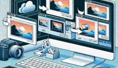 "Ilustrasi langkah-langkah mudah mengkonversi file HEIC ke JPG menggunakan perangkat lunak dengan panduan lengkap, cocok untuk pembaca artikel 'Cara Mudah Mengkonversi HEIC ke JPG'."