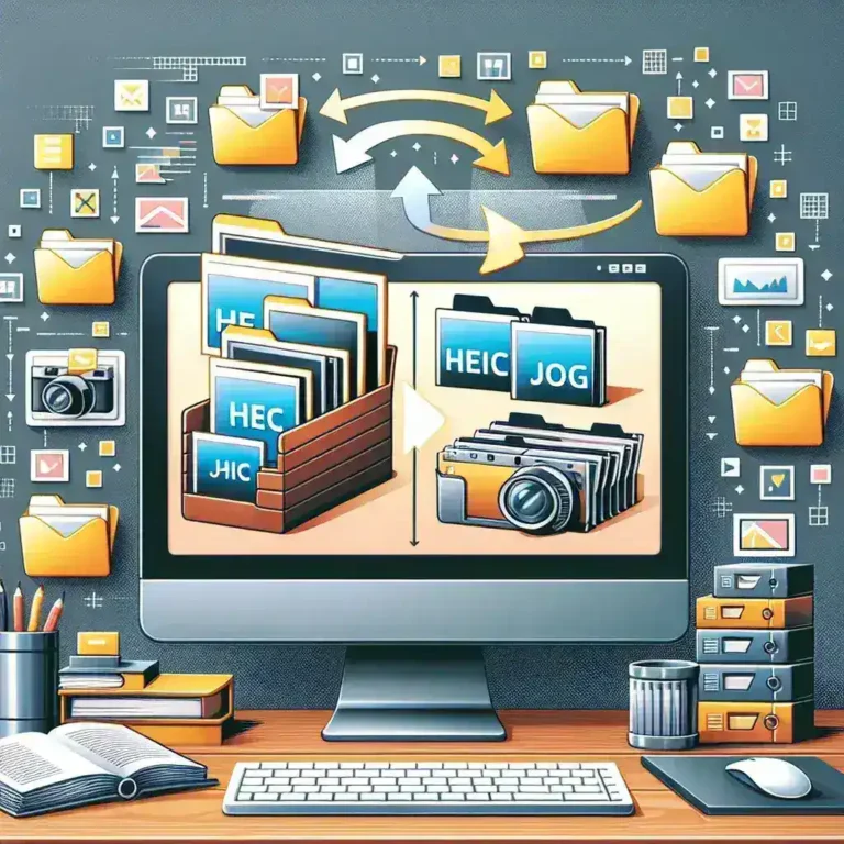 Alt text: "Panduan lengkap konversi HEIC ke JPG dengan langkah-langkah untuk menjaga kualitas gambar tinggi, ditampilkan dalam artikel bertema konversi format gambar."