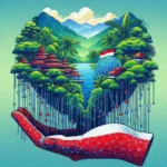 "Ilustrasi kolaborasi pengembang perangkat lunak dalam proyek open source lokal di Indonesia, merepresentasikan semangat Sahabat AI untuk membangun ekosistem teknologi yang inovatif dan berkelanjutan."