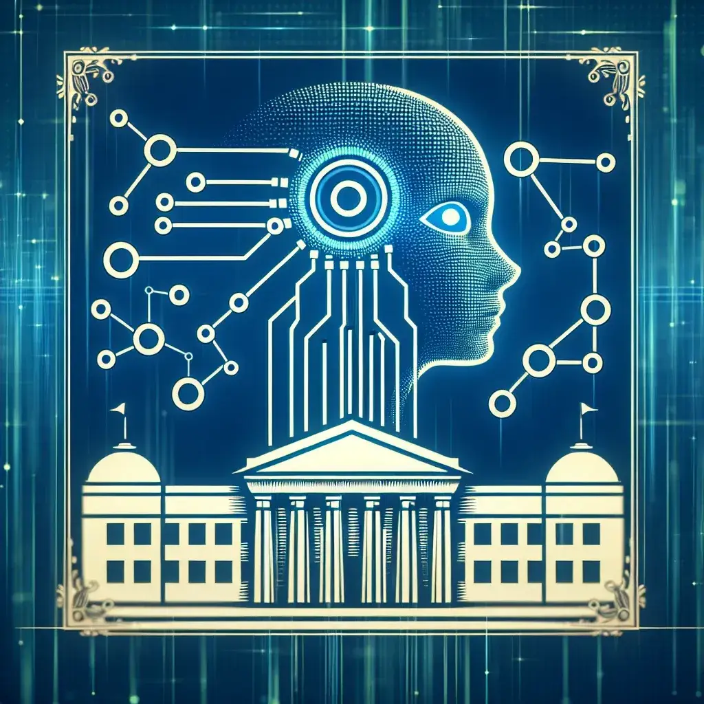 "Ilustrasi penggunaan AI dalam mengidentifikasi dan mengklasifikasikan API endpoint rentan di instansi pemerintah untuk meningkatkan keamanan siber."