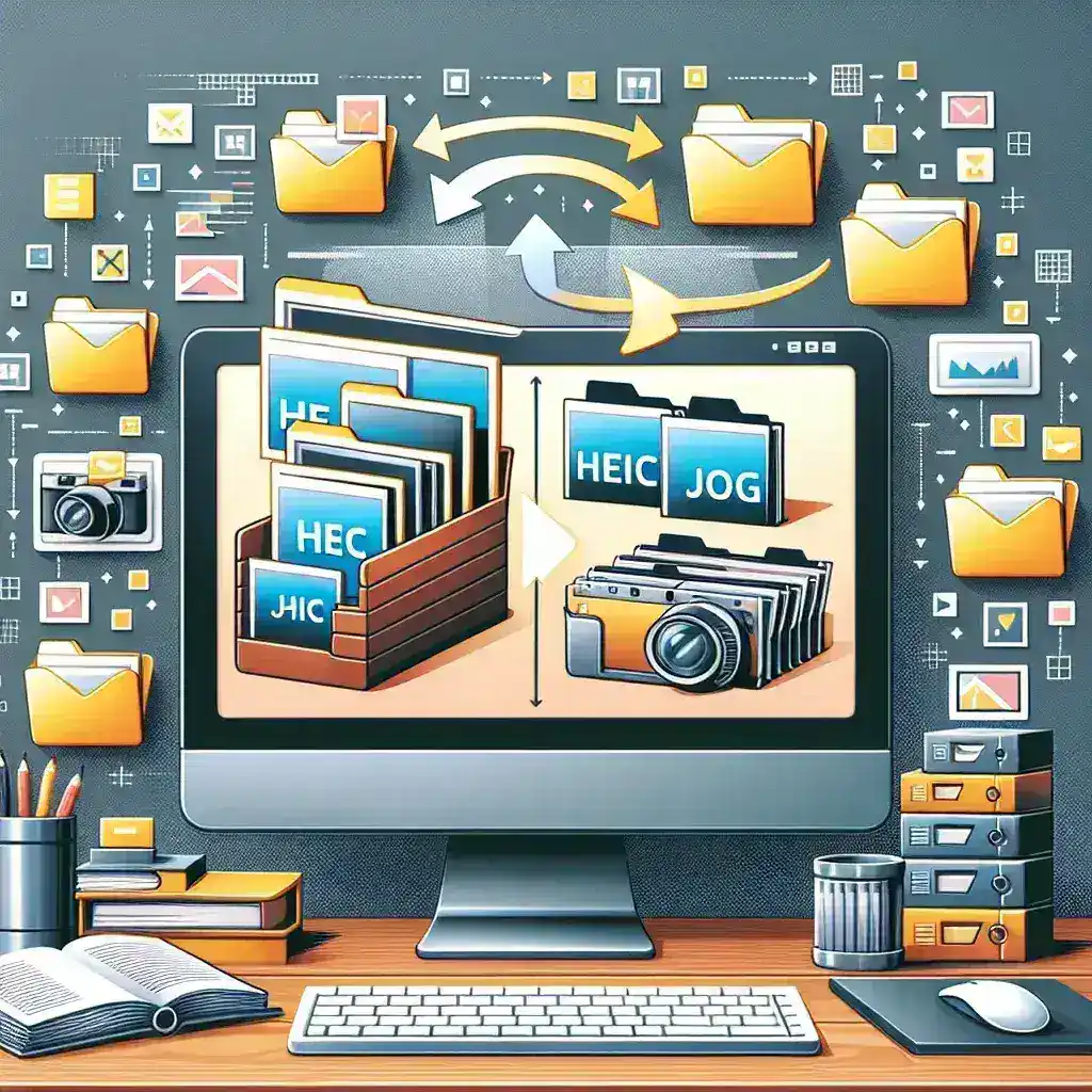 Alt text: "Panduan lengkap konversi HEIC ke JPG dengan langkah-langkah untuk menjaga kualitas gambar tinggi, ditampilkan dalam artikel bertema konversi format gambar."