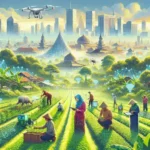 "Petani hortikultura menggunakan aplikasi Smart Farming di Kota Bogor untuk meningkatkan hasil pertanian dan efisiensi produksi."